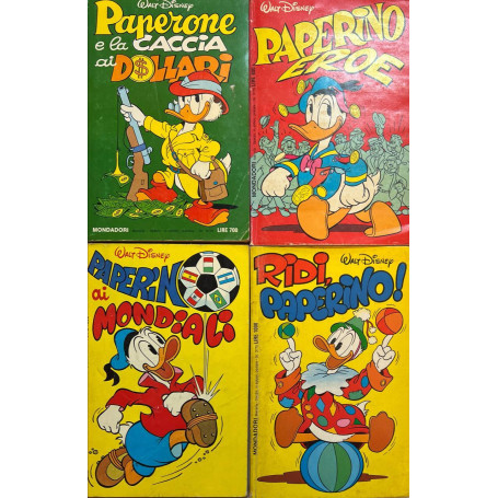 Lotto 4 fumetti I Classici di Walt Disney (n° 52-58-65-68).