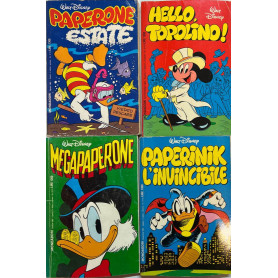 Lotto 4 fumetti I Classici di Walt Disney (da n° 80 a 83).