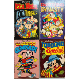Lotto 4 fumetti I Classici di Walt Disney (n° 84-87-91-94).