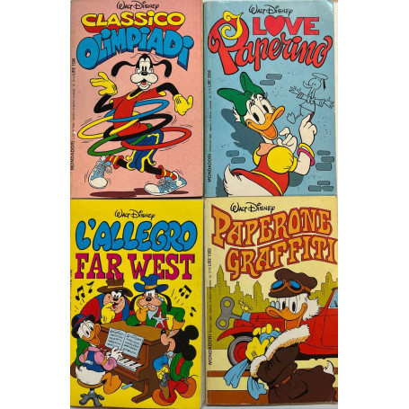 Lotto 4 fumetti I Classici di Walt Disney (n° 91-97-98-99).