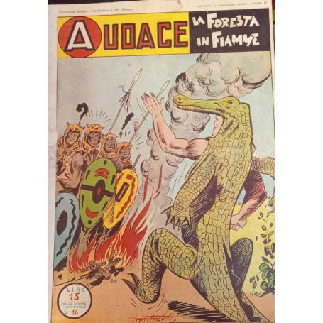 Albo Audace originale n. 9. La foresta in fiamme.