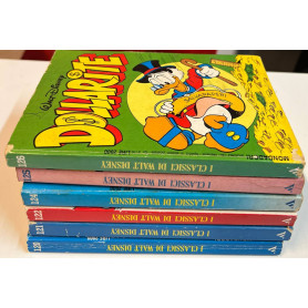 Lotto 6 volumi I Classici di Walt Disney (da n° 120 a 126 escluso n° 123).