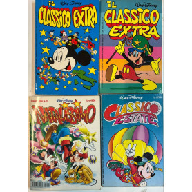 Lotto 4 fumetti vari Walt Disney (titoli in descrizione).