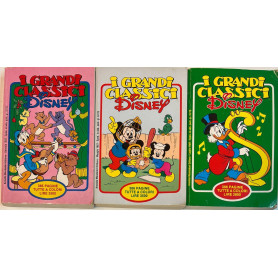 Lotto 3 volumi I Grandi Classici Disney (n° 25-27-28).