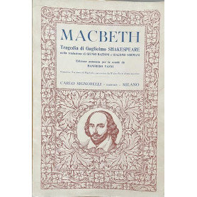 Macbeth. Tragedia di Guglielmo Shakespeare