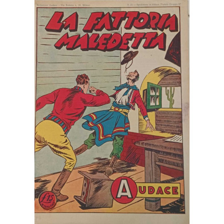 Albo Audace originale n. 31. La fattoria maledetta.