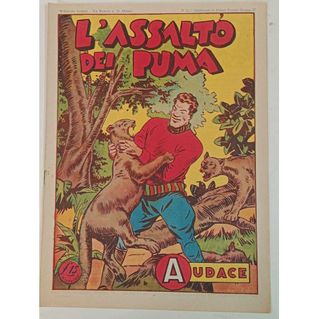 Albo Audace originale n. 32. L'assalto dei puma.