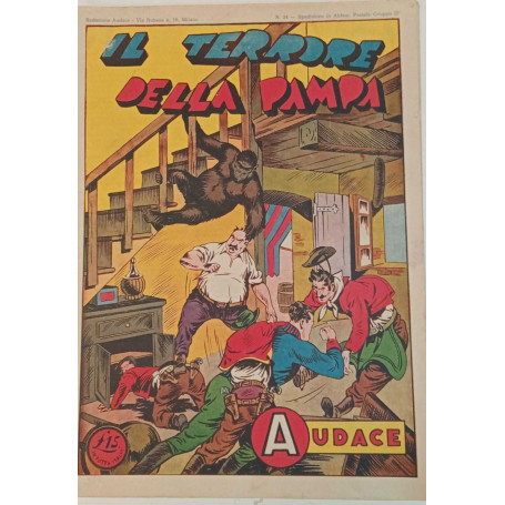 Albo Audace originale n. 34. Il terrore della pampa.