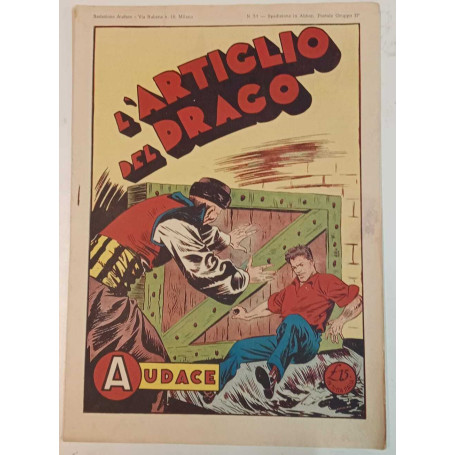 Albo Audace originale n. 51. L'artiglio del drago.