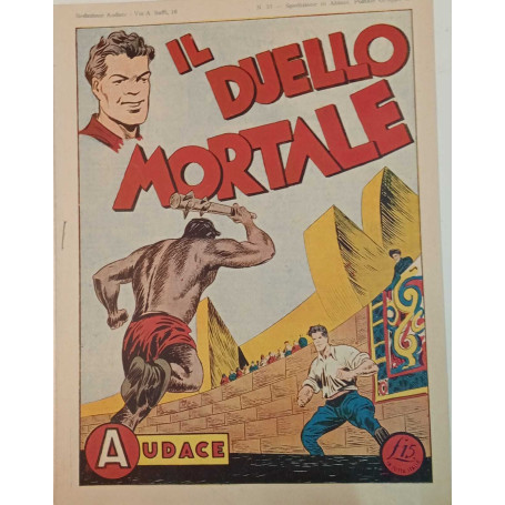 Albo Audace originale n. 57. Il duello mortale.
