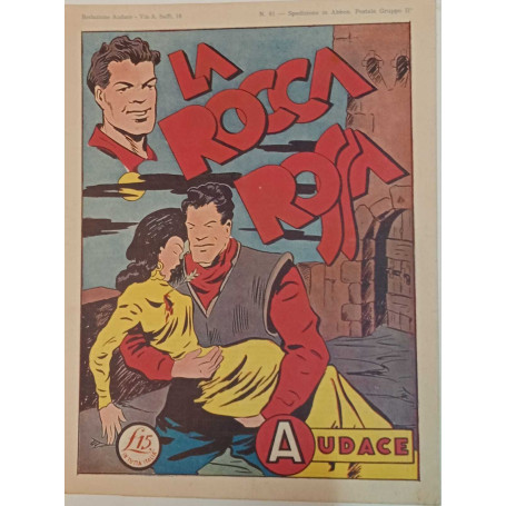Albo Audace originale n. 61. La rocca rossa.