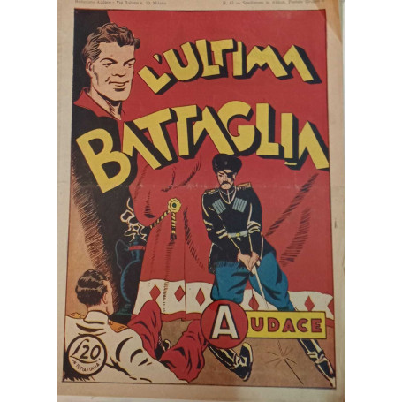 Albo Audace originale n. 63. L'ultima battaglia.