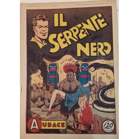 Albo Audace originale n. 67. Il serpente nero.