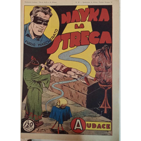 Albo Audace - Furio mascherato originale n. 68. Nayka la strega.
