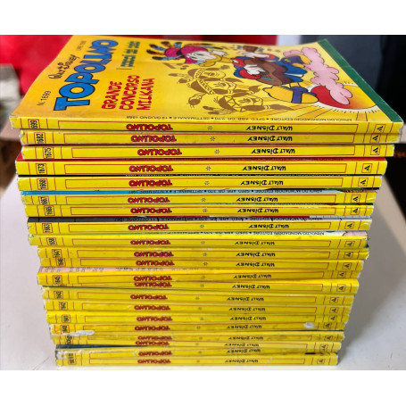 Lotto 21 fumetti Topolino (numeri compresi tra 1600 e 1699 in descrizione).