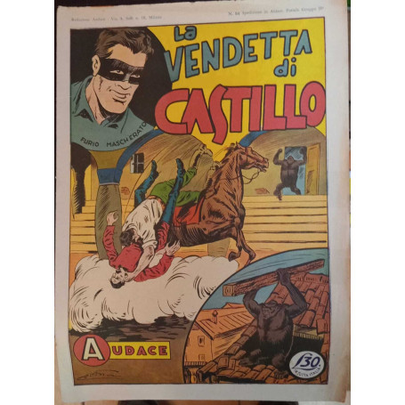 Albo Audace - Furio mascherato originale n. 84. La vendetta di Castillo.
