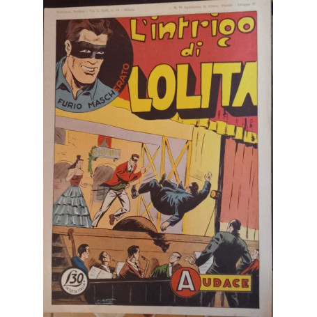 Albo Audace - Furio mascherato originale n. 91. L'intrigo di Lolita.