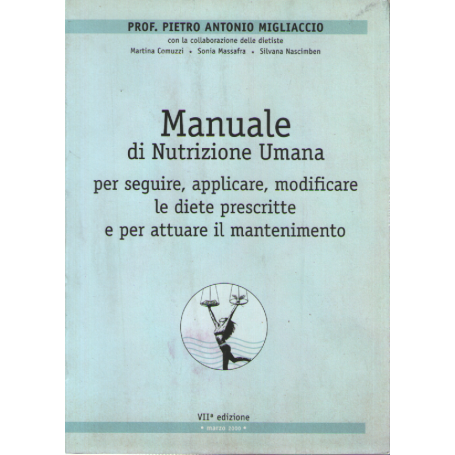 Manuale di Nutrizione Umana.