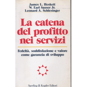 La catena del profitto nei servizi.
