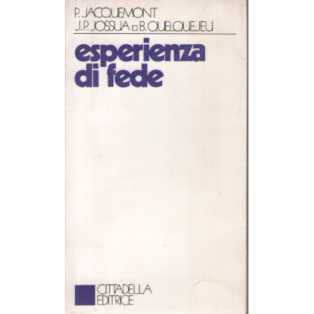 Esperienza di fede.