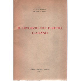 Il divorzio nel diritto italiano.