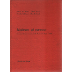 Scioglimento del matrimonio.