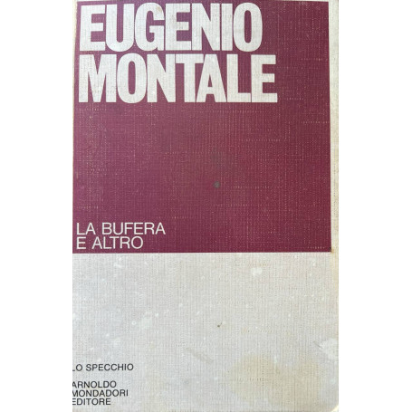 La bufera e altro.