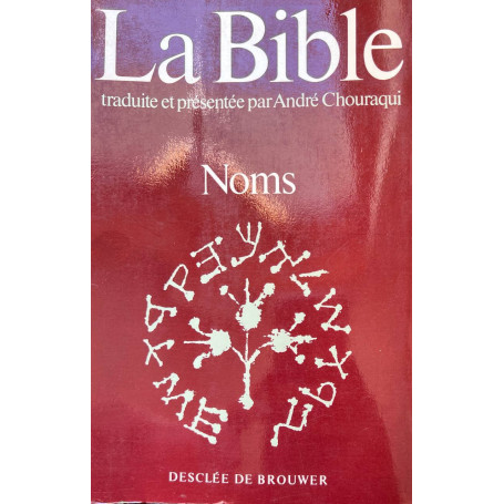 La Bible. Noms.