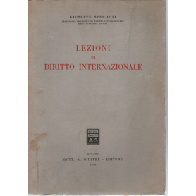 Lezioni di Diritto Internazionale.
