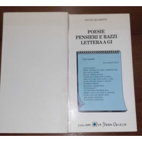 Poesie pensieri e razzi lettera a gi