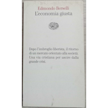 L'economia giusta.