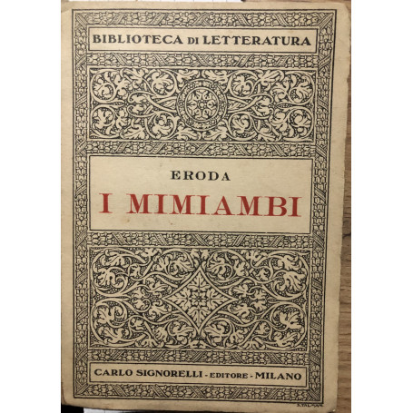 I mimiambi.
