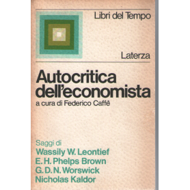 Autocritica dell'economista.