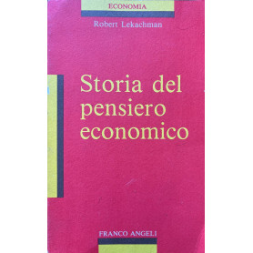 Storia del pensiero economico.