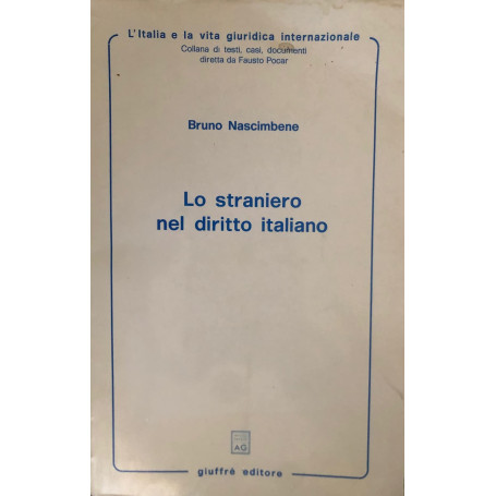 Lo straniero nel diritto italiano