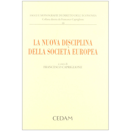 Nuova disciplina societa' europea