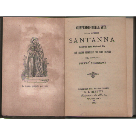 Compendio della vita della gloriosa Sant'Anna.