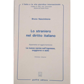 Lo straniero nel diritto italiano