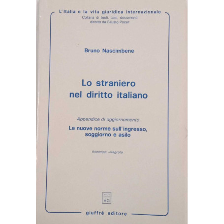 Lo straniero nel diritto italiano