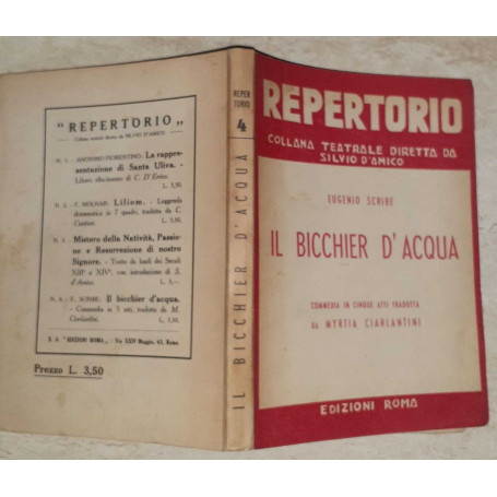 Il bicchier d'acqua