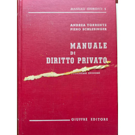 Manuale di diritto privato.