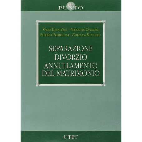 Separazione divorzio annullamento del matrimonio