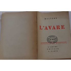 L'AVARE. Comédie.
