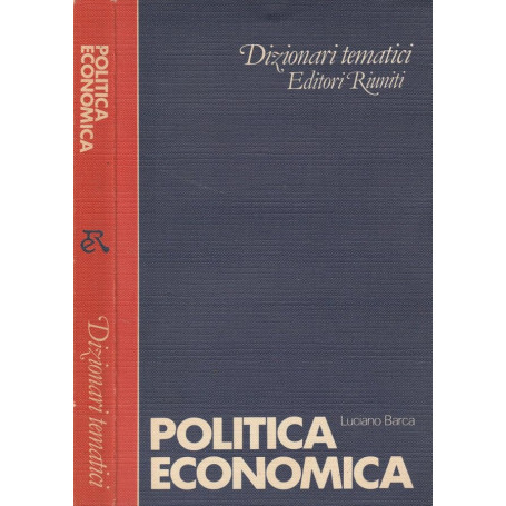 Politica economica. Dizionario tematico.