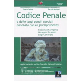 Codice penale e delle leggi penali speciali annotato con la giurisprudenza.