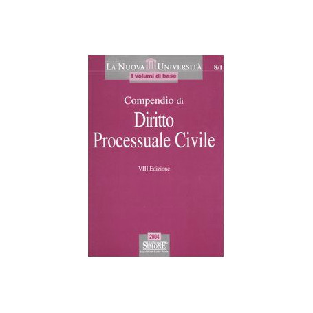 Compendio di diritto processuale civile.