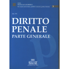 Diritto penale. Parte generale.
