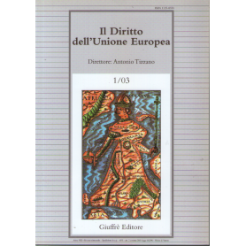 Il Diritto dell'Unione Europea. 1/03.