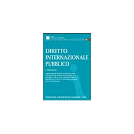 Diritto internazionale pubblico.