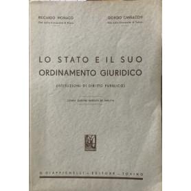 Lo Stato e il suo ordinamento giuridico (Istituzioni di diritto pubblico)